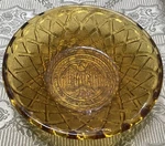 Vintage Starburst Amber Glass Dessert Bowl 5 Virgo August 23 To September 22. Fixed Price $15.00.