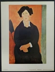 Italian Woman By Amedeo Modigliani 1960'S Plate Print Metropolitan Museum Of Art. Fixed Price $23.99.