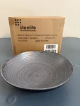 Steelite Creations 7184TM072 Melamine Pompeii Slate Bowls. Fixed Price $105.00.