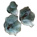 Three Teo Modern Wood Wall Sculptures Decorative Bowls Uttermost 04178. Fixed Price $597.60.