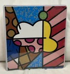 Romero Britto Ice Cream 3-RING Binder 1.5-INCH Butterfly Sweet Treat Supply. Fixed Price $25.00.
