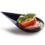 Dlux 100 4-IN Tear Drop Mini Appetizer Plates, Reusable Black Plastic Spoons. Fixed Price $27.10.