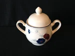 Keltcraft By Noritake Harlequin 9121 One (1) Sugar Bowl & Lid Ireland Repaired. Fixed Price $10.95.
