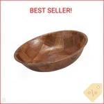 Winco 12" Salad Bowl, Wooden. Fixed Price $15.82.
