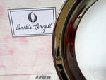 Two Darbie Angell Monaco Platinum Bone China 9 3/4" Rimmed Soup Bowls New. Fixed Price $18.99.