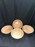Lot Of 4 Rubbermaid Melamine #3836 Soup Cereal Bowls Peach/salmon Perfect. Fixed Price $20.00.