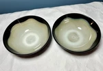 Sango Prelude Black Bowls Two 4508 Diameter Across 3 Height. Fixed Price $21.00.