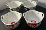 Temp-tations Seasonal Pawfetti Bowls W/handles Set Of 2-12OZ./2-14OZ.. Fixed Price $25.49.