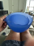Ikea Susan Pryke Design Mixing Bowl, Set Of 2, Blue No Lids. Fixed Price $17.00.