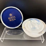 Kosta Boda Atoll White Glass Votive Candle Bowl Anna Ehrner Signed With Box. Fixed Price $45.00.