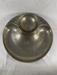 Wilton Armetale Pewter Reggae Round Chip And Dip Serving 10 1/2" - 4335 F. Fixed Price $49.00.