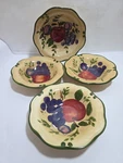 Home Trends Granada Fruit Pattern 8" Cereal Salad Soup Bowl 9.5 Serving Vintage. Fixed Price $20.90.