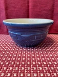 Longaberger Pottery Small Mixing Bowl Cornflower Blue 6 1/2", Made Usa. Fixed Price $27.99.