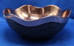 Nambe Copper Canyon 10 Serving Decor Bowl MT0141 By Lisa Smith 2009. Fixed Price $79.99.