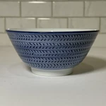 Pier 1 Imports Blue Twill Porcelain 6 Rice Bowl. Fixed Price $14.36.