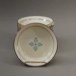 Lenox Charmaine 5.5" Fruit / Dessert Bowls Platinum Rim Excellent C-512. Fixed Price $21.59.