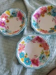 New Set Of 3 Pioneer Woman Breezy Blossoms Cereal Soup FR1949B Nwt. Fixed Price $19.99.