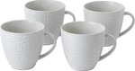 Gordon Ramsay Royal Doulton Exclusively Maze Grill White Set Of 4 Mugs, 12.6 Oz. Fixed Price $34.99.