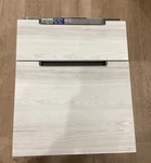 Villeroy & Boch Vanity Cabinet Unit White Wood Finish 2-DRAWER A907U1E8 RM6. Fixed Price $400.00.