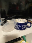 Temptations 22OZ Kobalt Floral Lace Bakeware Ppp - Sq 318736. Fixed Price $8.00.