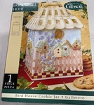 Gibson Home Sweet Birdhouse Cookie Jar Original Box New. Fixed Price $13.00.