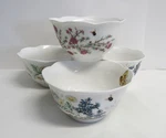 Lenox Butterfly Meadow Herbs Rice Bowls Set Of 4 All Different New With Stickers. Fixed Price $39.99.