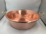 Mauviel M'passion 1.2 Hammered Copper Jam Pan With Brass Handles, 9.4-QT. Fixed Price $368.21.
