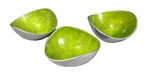 Simply Designz Modern Green Organic Serveware 3 Nut Bowls. Fixed Price $35.10.