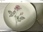 Zylstra Rose Permacal Silver Trimmed Soup Bowls 4). Fixed Price $19.99.
