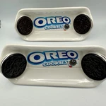 Oreo Banana Split Ceramic Bowls Kraft 31995 Ice Cream Trays Set Of 2. Fixed Price $14.99.