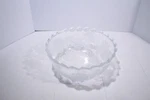 Crystal Clear Studios Chrysanthemum Frosted Bowl 10.5 X 4.5 STYLE#301854. Fixed Price $12.50.