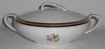 Noritake Porcelain China 5595 Goldston W/gold Covered Vegetable Bowl Casserole. Fixed Price $89.98.