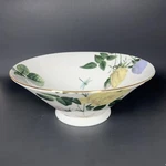 Portmeirion Ted Baker, Rosie Lee, Bone China Centerpiece Bowl - Floral Gold Rim. Fixed Price $89.91.