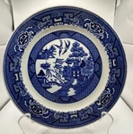 10 Inch Dinner Plate Blue Willow By Homer Laughlin Usa. Fixed Price $22.50.