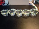 Vintage Libbey Glass Dessert Dishes Set Of 5. Fixed Price $15.00.