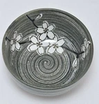 5" Swirl And Blossom Bowl By Miya. Fixed Price $9.99.