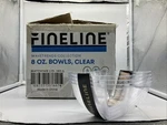 Lot Of 320 Pieces Fineline Wavetrends Collection 8OZ Heavy Duty Plastic Bowls. Fixed Price $17.50.