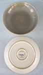 Set Of 2 Denby 8" Individual Pasta Bowls Fire (sage/cream) Made England. Fixed Price $139.99.