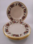4 Lenox Dimension Collection Holiday Tartan 9" Flat Rimmed Soup Pasta Bowls. Fixed Price $279.95.