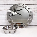 Alessi Girotondo King Kong Set X 2 Large Tray & Small Serving Bowl Basket Silver. Fixed Price $54.28.