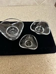Sin Urch Decorative Glass Bowls Set Of 3 Clear Snack Nut New No Box. Fixed Price $13.00.