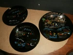 3 Vintage Wildwood Nj Souvenir Black Plastic Bowls Lang Craft Boardwalk. Fixed Price $18.99.