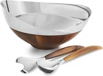Namb Pulse Salad Bowl With Servers 12 X 13 Stainless Steel. Fixed Price $249.99.