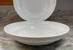 Fine Porcelain Pasta Bowls Euro Ceramica White Essential. Set Of 2 New.. Fixed Price $32.99.