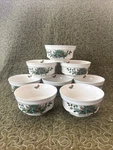 Mikasa Continental Christmas Bowls Lot 8 Pcs 4.7" F 3103 Japan. Fixed Price $40.00.