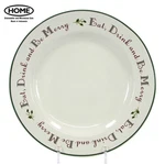 Target Home Holly - Eat Drink And Be Merry 8.25" Salad Plate Green Red Christmas. Fixed Price $14.95.