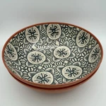 Large Melamine Moroccan Pattern Serving Salad Bowl 12 Cost Plus World Market. Fixed Price $15.00.