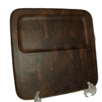 Dansk Staved Teak Wood Tray Cutting Board Serving Jens Quistgaard Denmark Mcm. Fixed Price $48.74.