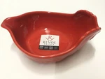 Revol Porcelain Handmade France Red Rouge Poultry 5-7/8 Chicken Baking Dish. Fixed Price $24.99.