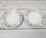 Set Of Target Holiday Soup Bowls 2011 Classic Tidings Holly Red Berry Trim. Fixed Price $22.95.